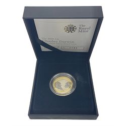 The Royal Mint United Kingdom 2009 'Charles Darwin' silver proof piedfort two pound coin, cased with certificate