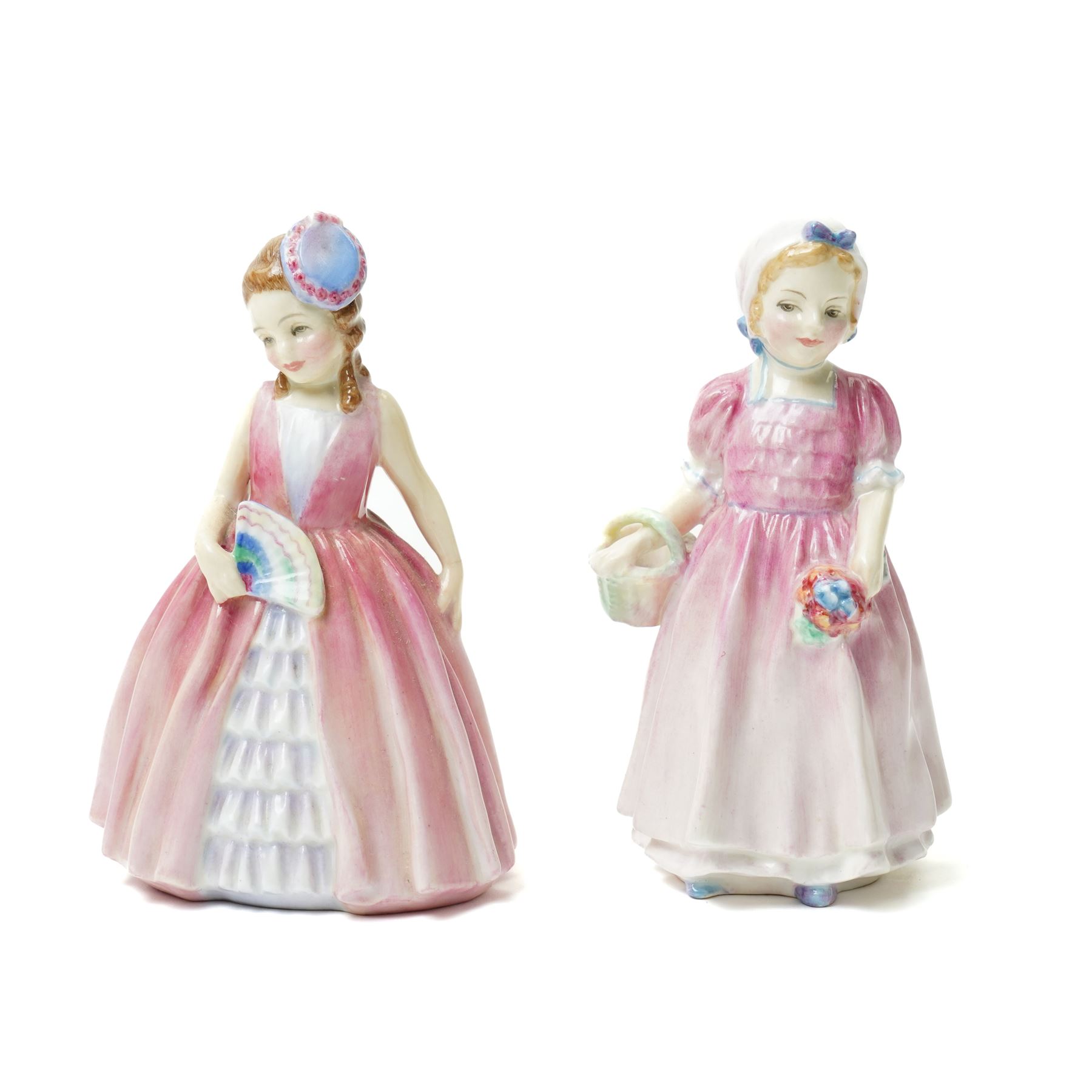 Three Royal Doulton figures, comprising 'Sweet Anne' HN1496, 'Nana' HN1766, and 'Tinkle Bell' HN1677 (3)