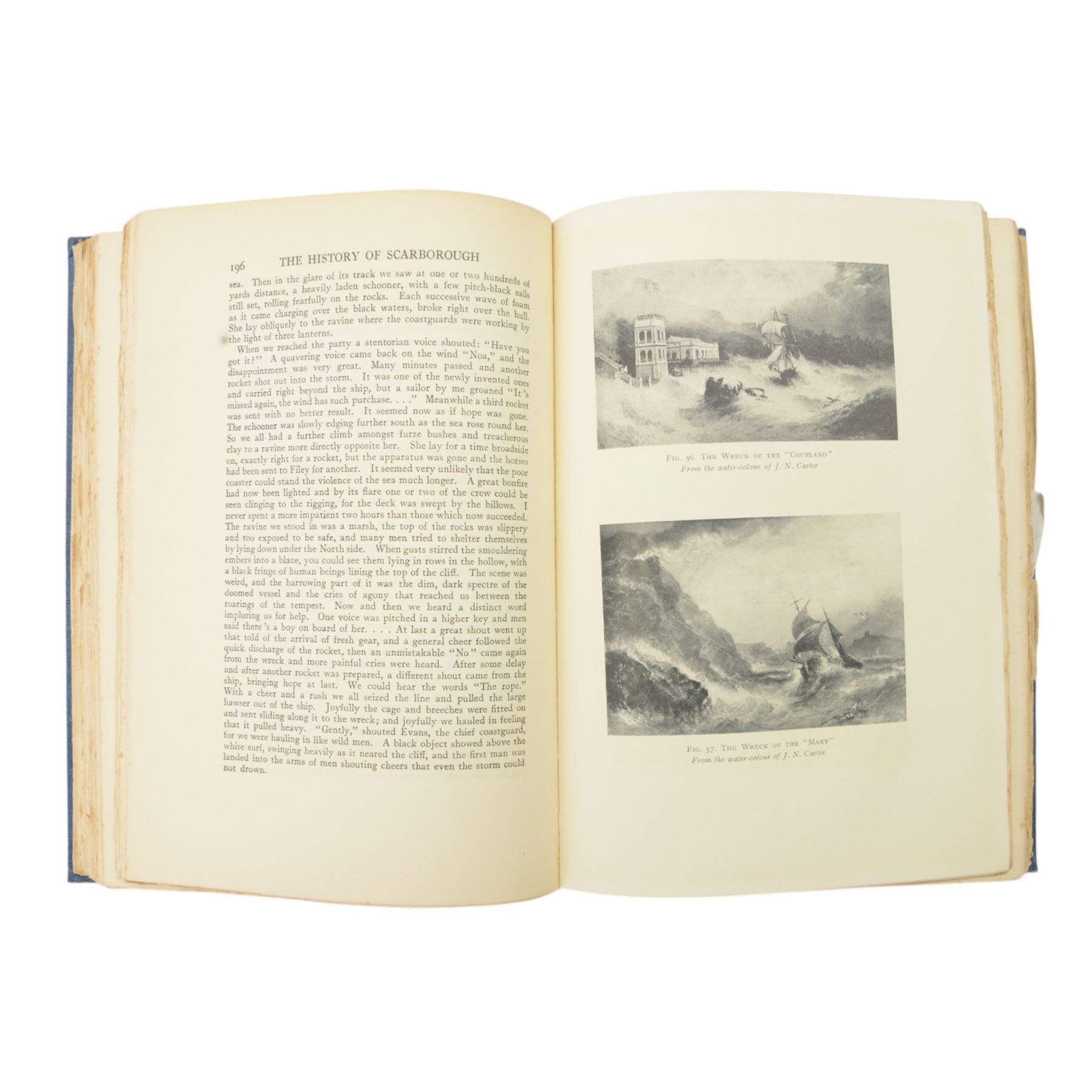 Rowntree, Arthur; 'The History of Scarborough', pub  London & Toronto J.M Dent & Sons Ltd, 1931 signed edition no. 536, in blue cloth with gilt vignette and lettering to spine