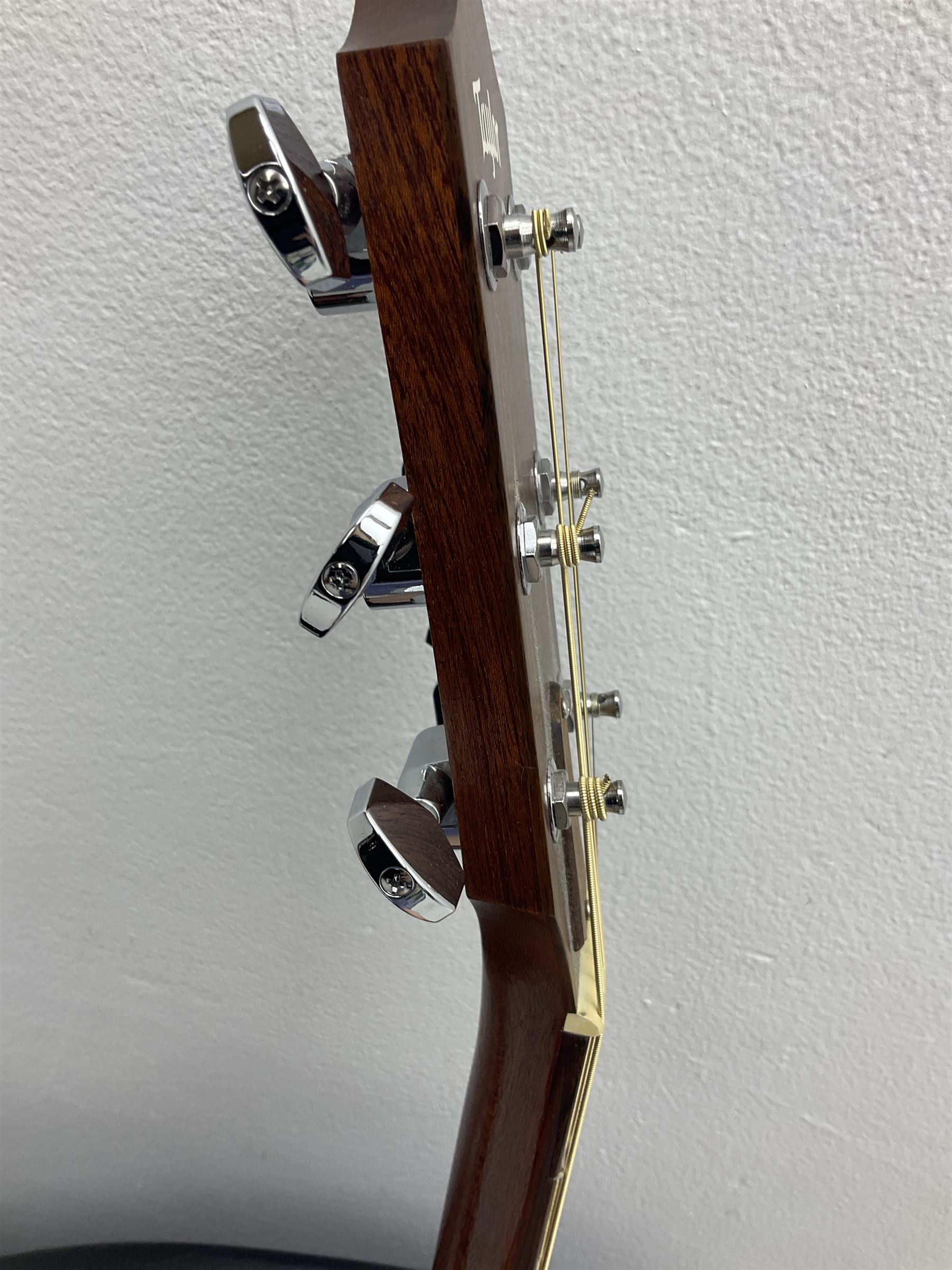 2008 Taylor Model 114 acoustic guitar with mahogany back and ribs and spruce top, serial no.20080825837, L104.5cm; in Taylor hard carrying case with paperwork