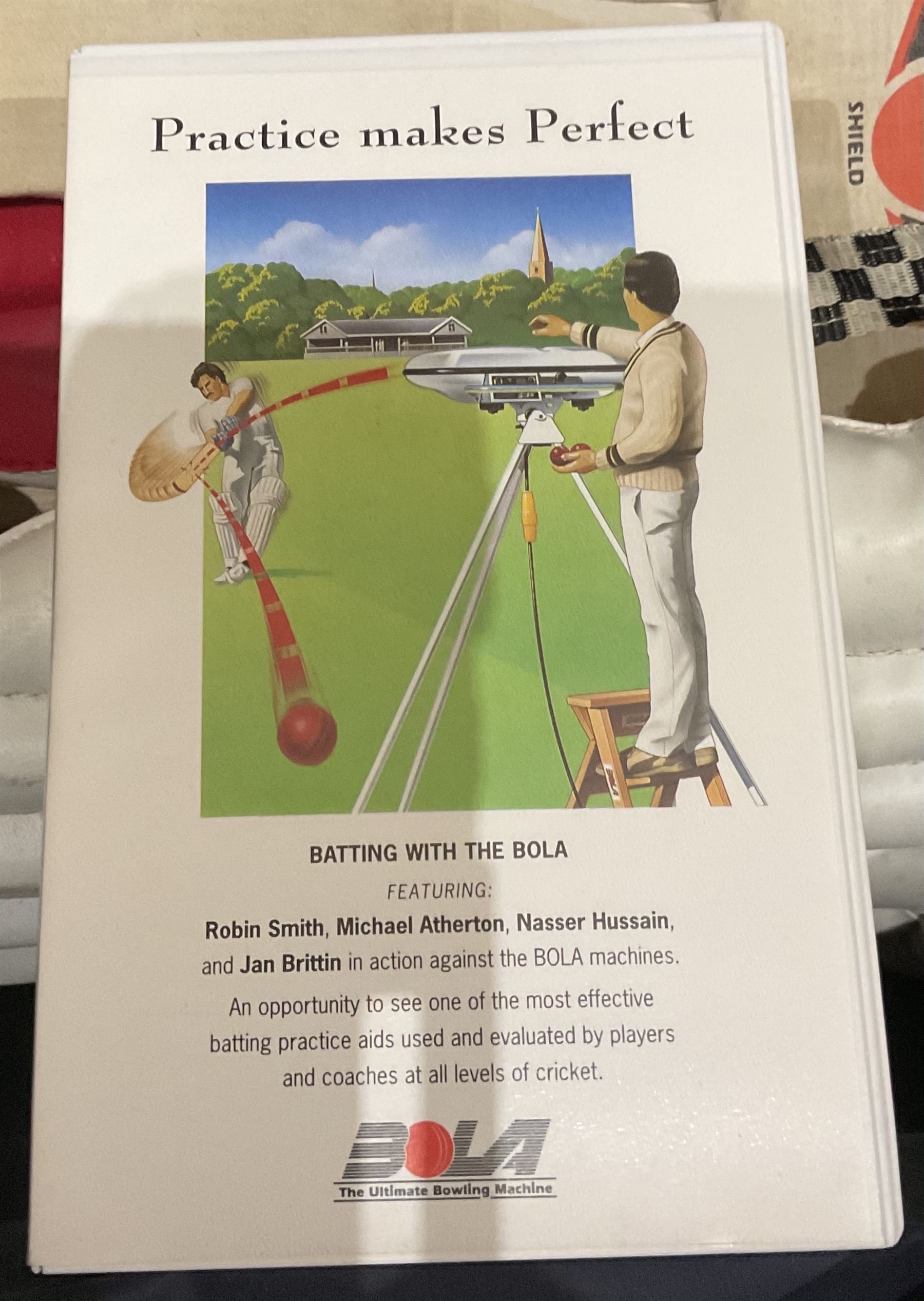 Bola Cricket bowling ball machine, cased with tripod legs and accessories - THIS LOT IS TO BE COLLECTED BY APPOINTMENT FROM DUGGLEBY STORAGE, GREAT HILL, EASTFIELD, SCARBOROUGH, YO11 3TX