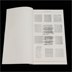 Alice Aldis (British 2002-); 'Toilet Paper Ornamentation - Collection One', hand-bound catalogue; together with three transfer-printed plates, largest D20cm 