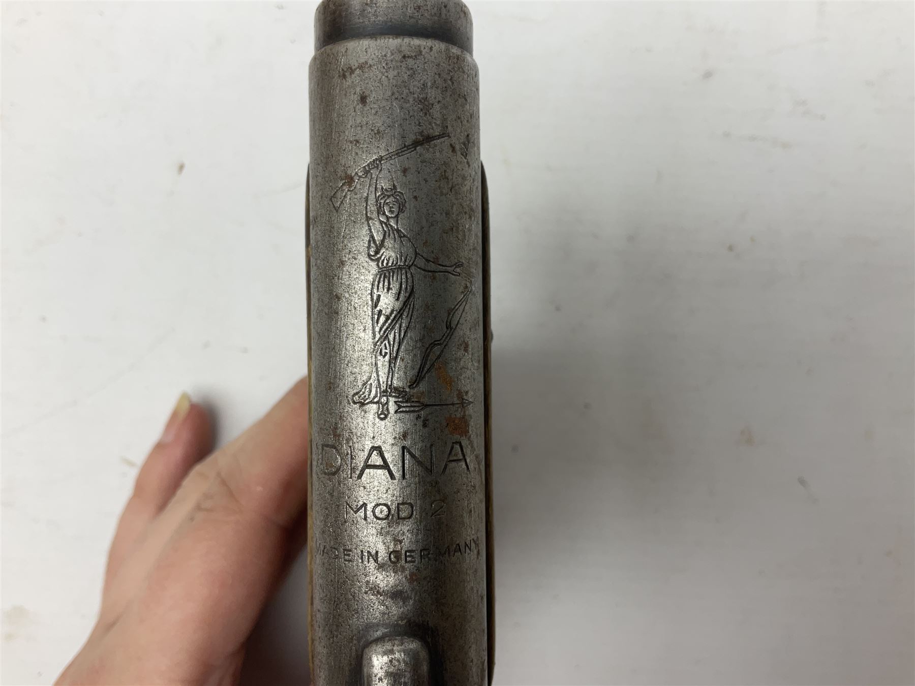 Webley Hurricane .22 air pistol with over lever action and thumb safety L27cm; Webley Premier .22 air pistol with over lever action No.816; part Diana model 2 air pistol; and quantity of .22 pellets in three tins