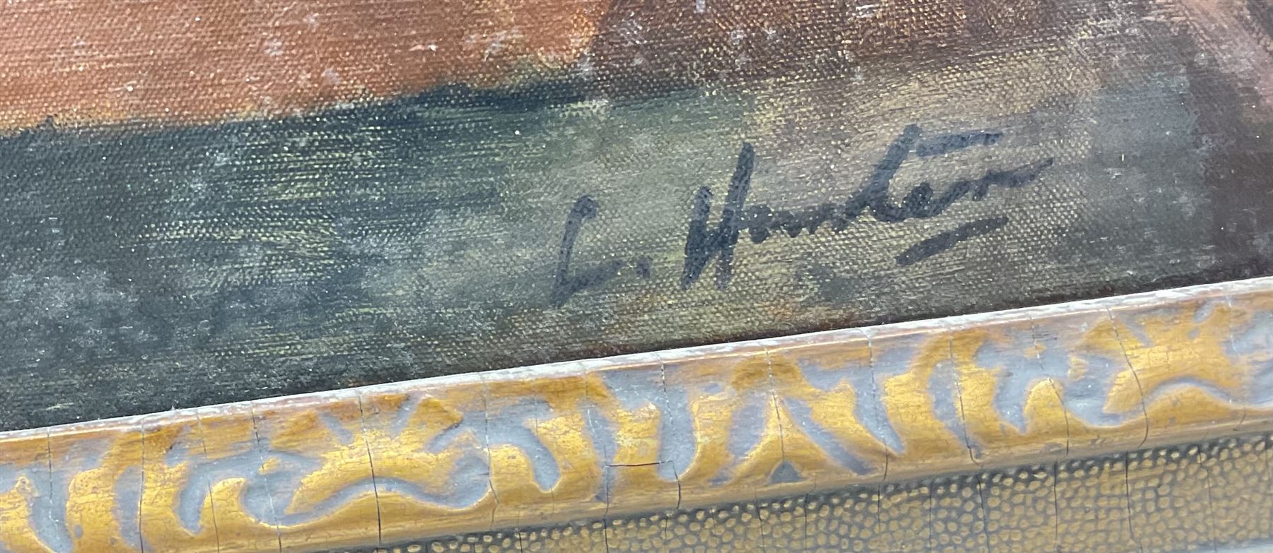 Circle of George Leslie Hunter (Scottish 1877-1931): Still Life with Fruit, oil on canvas signed 50cm x 75cm 
Provenance: with Doig Wilson & Wheatley, Edinburgh; James Bourlet & Sons, London, labels verso. Same family ownership for over 20 years.