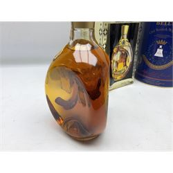 John Haig & Co Dimple Scotch whisky, 26 2/3 fl oz, 70% proof, one bottle and Bells Princess Beatrice whisky in original box, 75cl, 43% vol, one bottle (2)