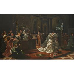 After Carl Gabriel Wadell (Swedish): The Wedding of Auguste Viktoria of Schleswig-Holstein...