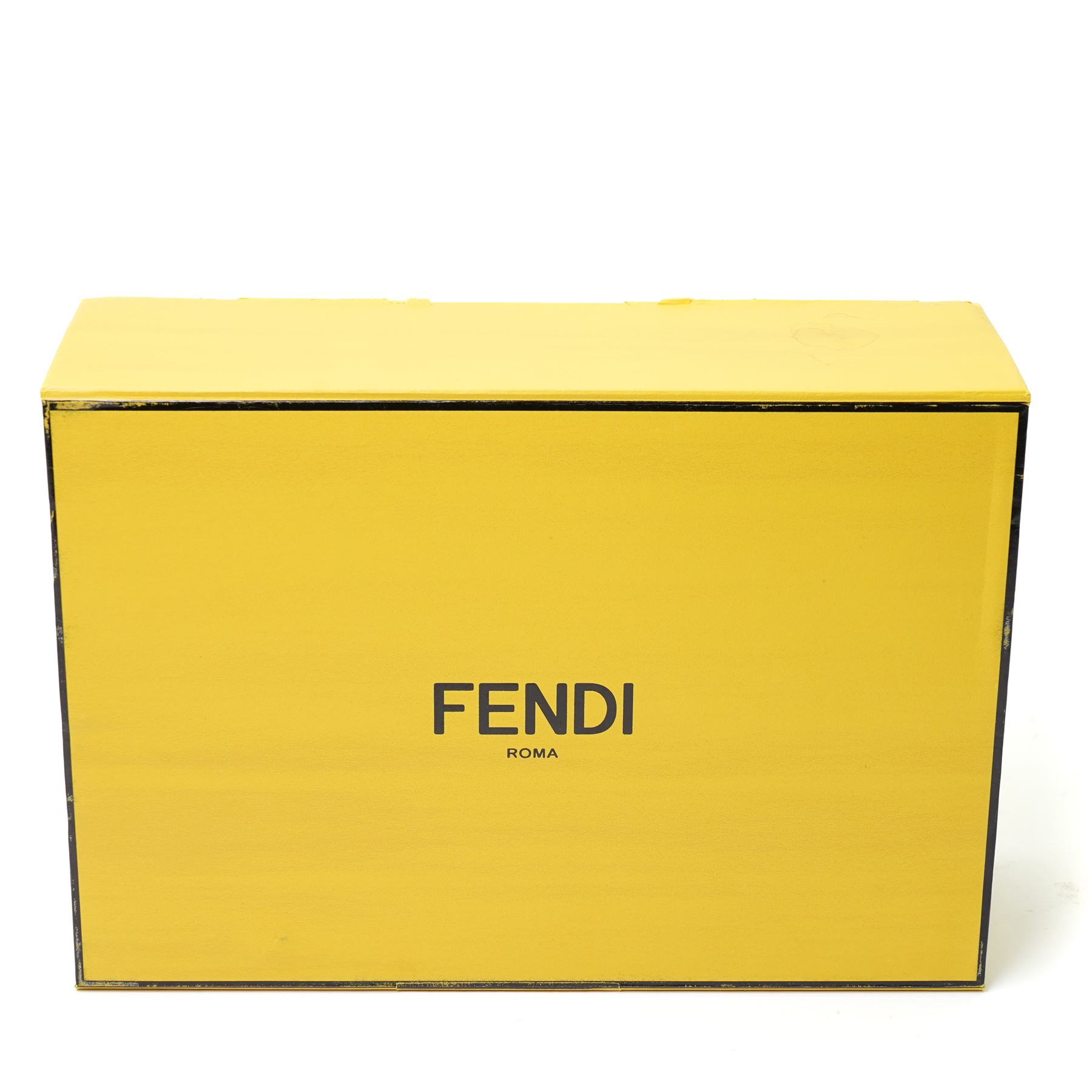 Fendi Baguette shoulder bag, black nappa leather with embossed FF monogram and quilted panels, the front flap secured by a gold-tone FF logo magnetic clasp engraved Fendi Made in Italy, with detachable leather shoulder strap and gold-tone hardware, interior leather tab stamped 'Baguette Fendi Made in Italy', together with original Fendi dust bag and box, W27cm D7cm H15cm