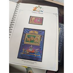 Collection of stamps, including 25th Anniversary Coronation albums, Royal Wedding First Day Covers album, Royal Mail Special Stamps 1986, 1987 and 1989, Locomotive Philatelica album, etc