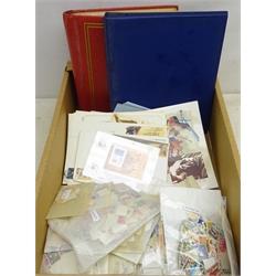  Collection of Great British and World stamps including FDCs, QV penny red on cover, mixed stamps off paper, commemorative stamps etc  