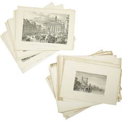 Collection of approximately thirty 19th century lithographs of London scenes pub. Cassell'...