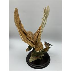 Country Artists ‘The Intruder’ by David Ivey limited edition model, along with ‘Barn Owl with Primroses’ model, with original boxes