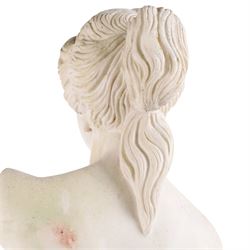 20th century resin sculpture, modelled as the Venus de Milo, H77cm