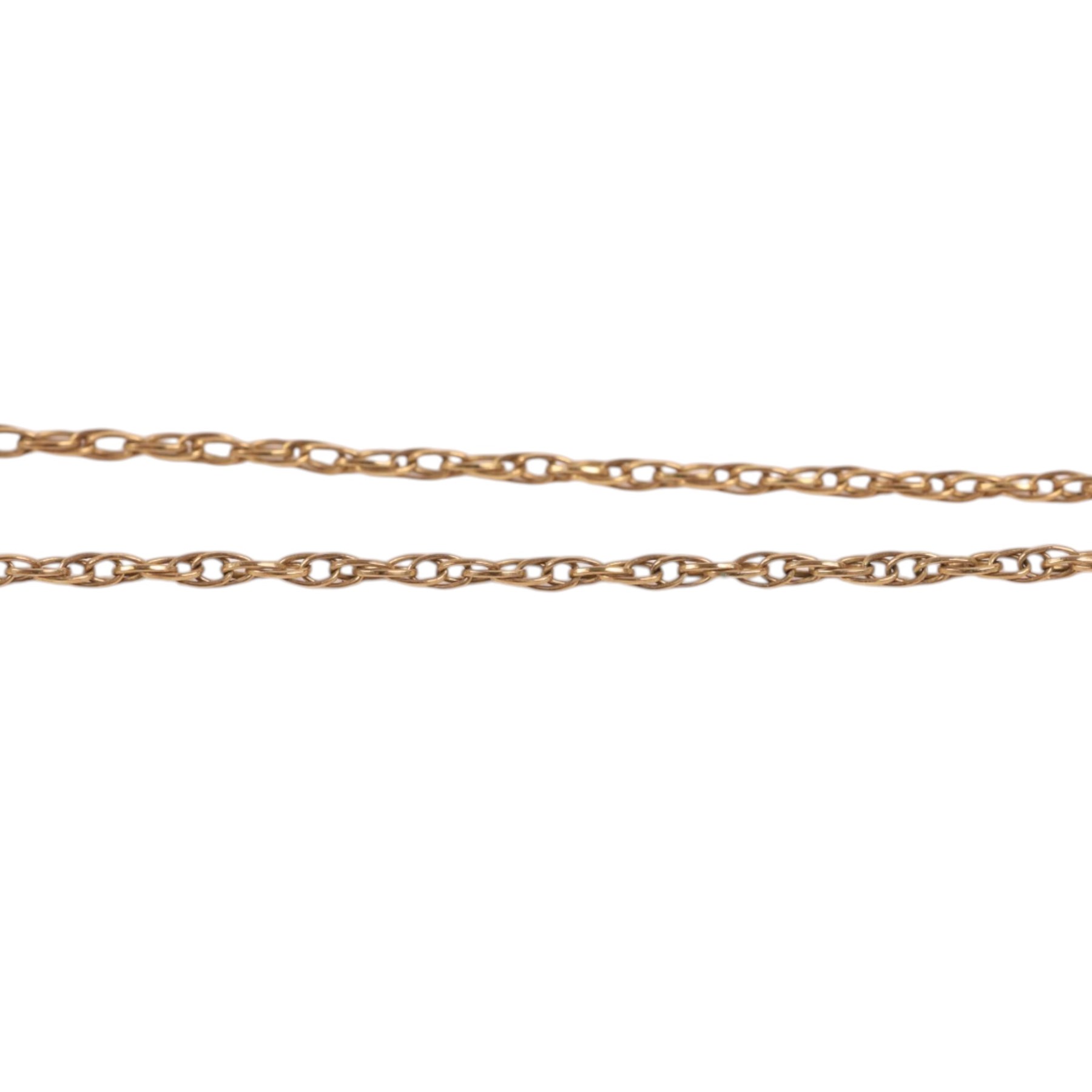 Two 9ct gold chains