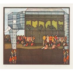 Hans-Joachim 'Jockel' Reisner (German 1938-2023): Architectural Elephant I, limited editio...