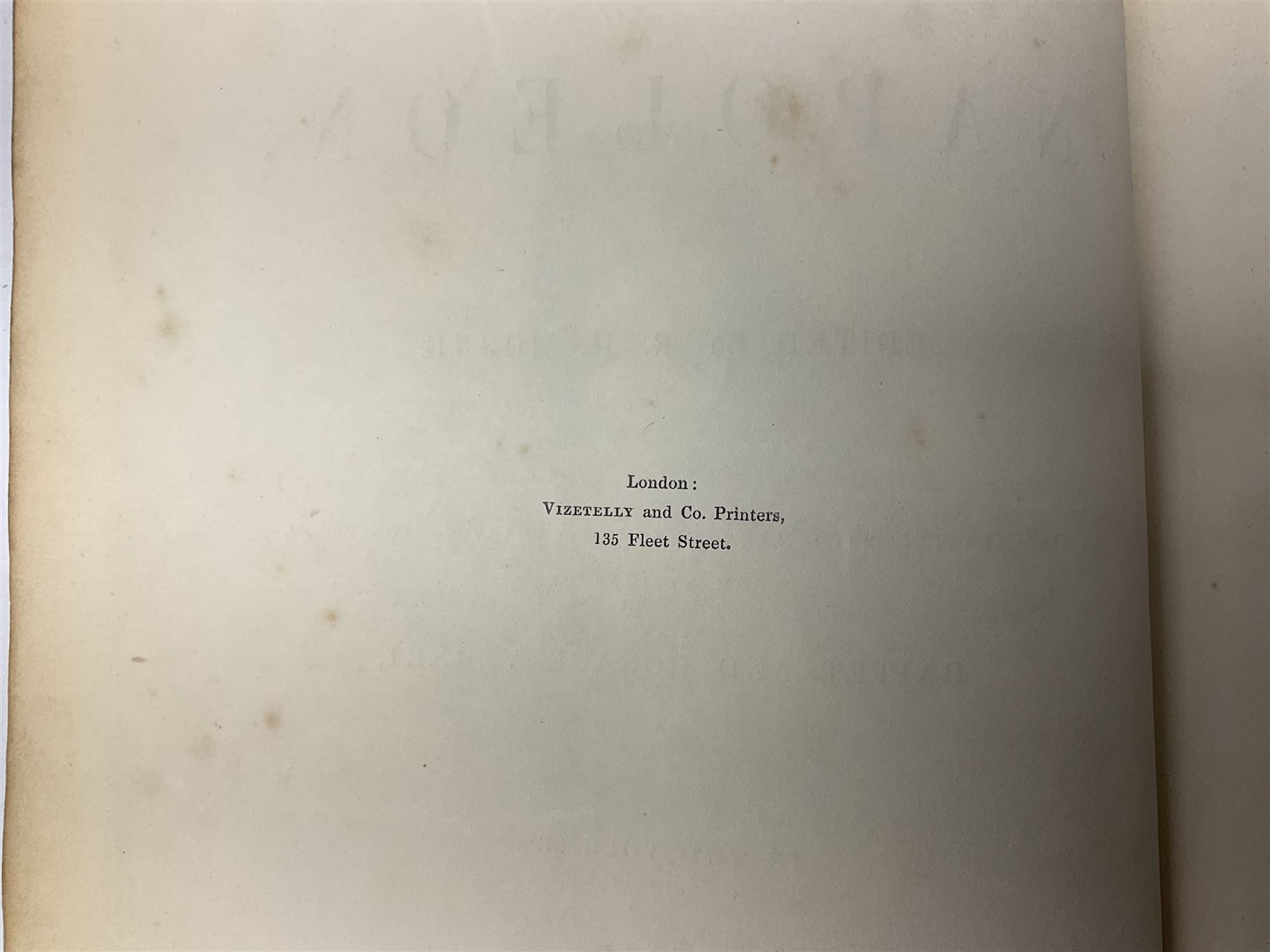 Twenty-seven 19th century leather bound books including The History of Napoleon Edited by R.H. Horne.1841; The Great Diamonds of the World by Edwin W. Streeter. 1882 Second edition; works by Voltaire; etc (27)
