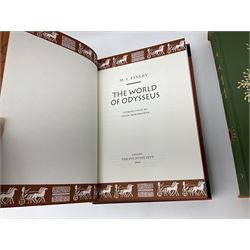 Folio Society - nineteen volumes including Life, The Dead Sea Scrolls, The World of the Odysseus, The Trial of the Templars, etc