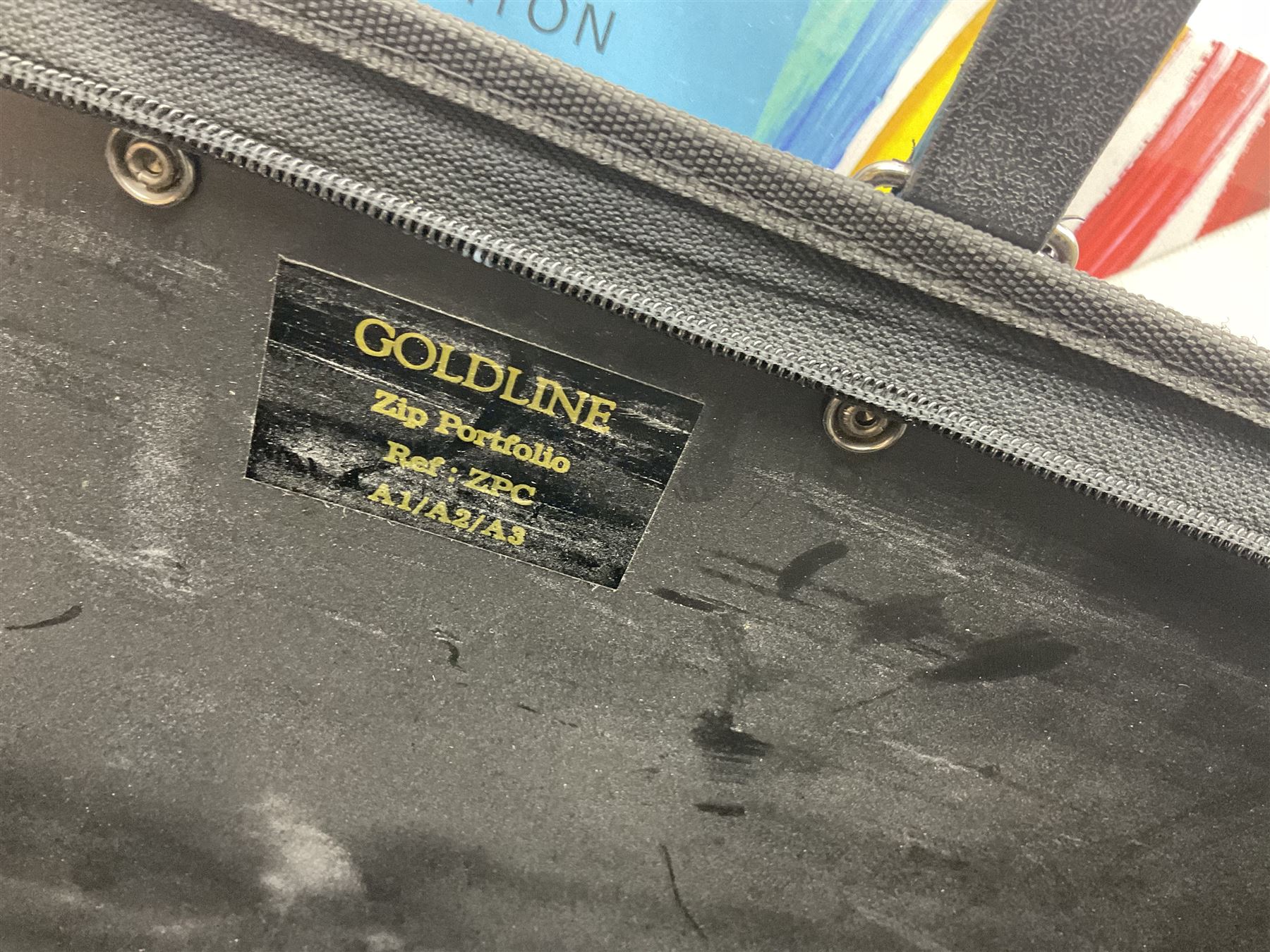 Large quantity of art supplies and equipment to include Crimson & Blake easel, tabletop easel, two large Winsor & Newton canvases and further smaller canvanses, sketchpads, paints etc