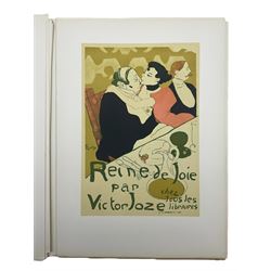 Rotzler, Willy - 'Affiches de Henri de Toulouse-Lautrec - Dix reproductions en couleurs', book containing ten colour Toulouse-Lautrec lithographs, pub. 1946 by Bale, unbound with loose plates, plates max 33cm x 24cm