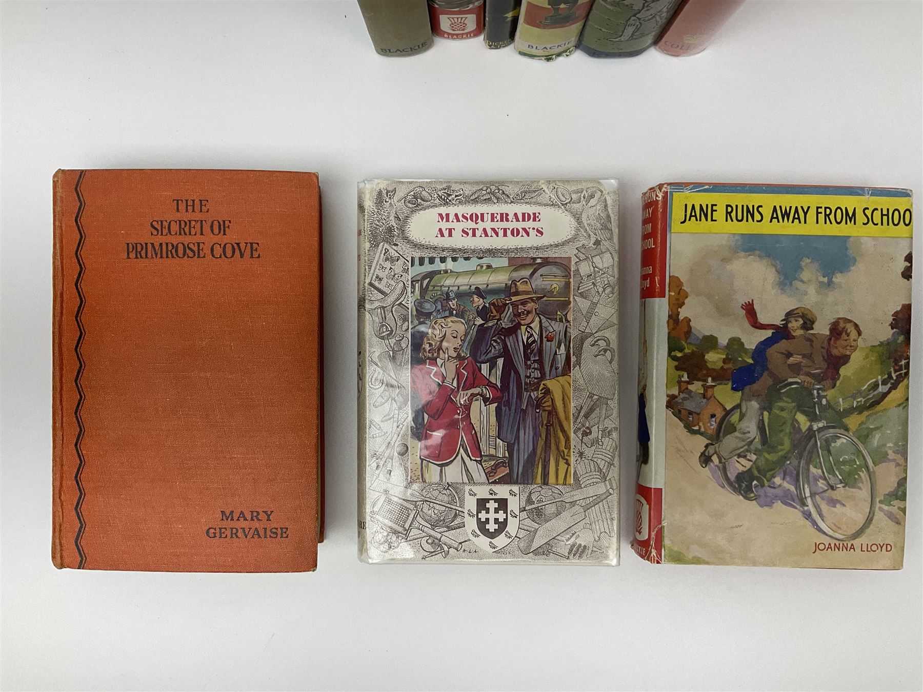 Young England An Illustrated Annual 1918; three children's books by Joanna Lloyd; Pettman Grace: Missing The Tide. 1949; and five other children's books; some with dustjackets (10)