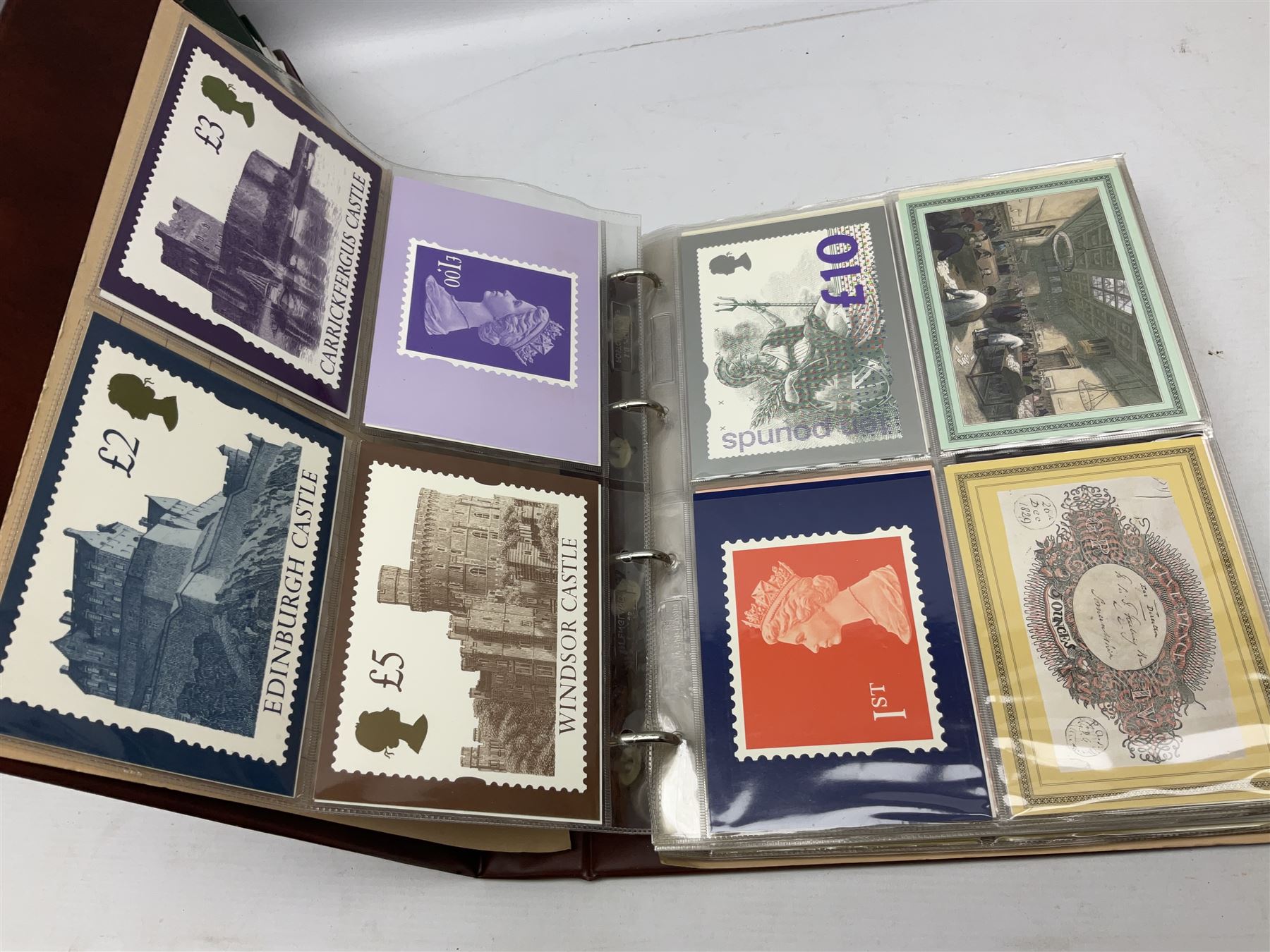 Various Royal Mail PHQ cards, first day covers, World stamps including Poland, Uruguay, Pakistan etc, housed in sixteen albums / folders, in one box