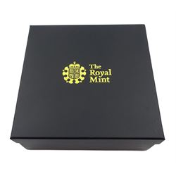 Captain Cook gold proof three coin series, comprising 2018, 2019 and 2020 dated gold proof two pound coins, all three housed together in a Royal Mint presentation box, the individual boxes and certificates are also present