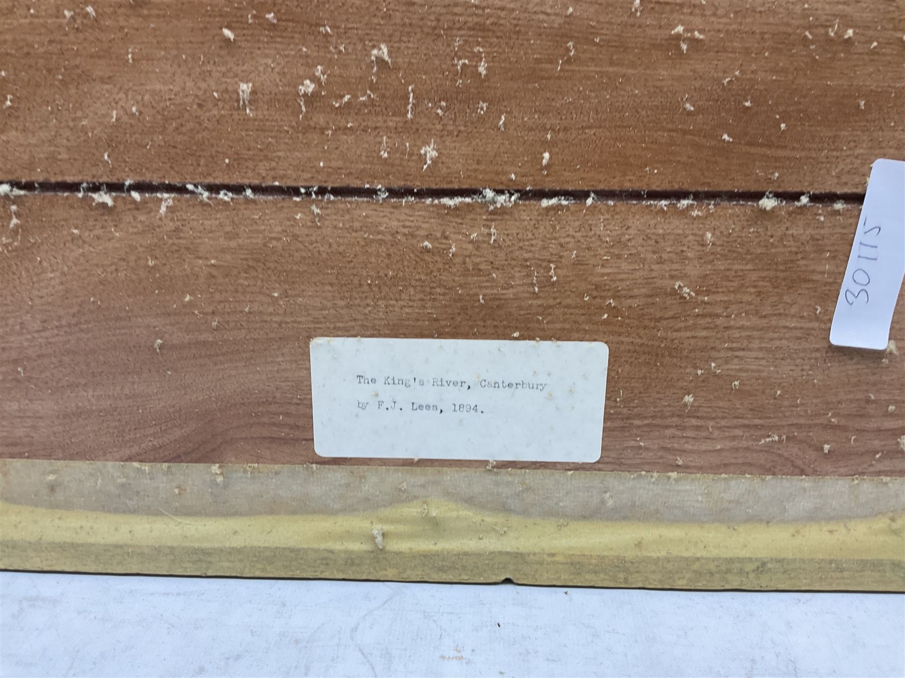 Frederick John Lees (British fl. 1870-1900): 'Lady Wotton's Green - Canterbury' and 'The King's River - Canterbury', pair watercolours signed and dated 1894, 26cm x 18cm (2)