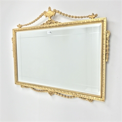  Adams style gilt framed rectangular mirror, W98cm, H77cm  