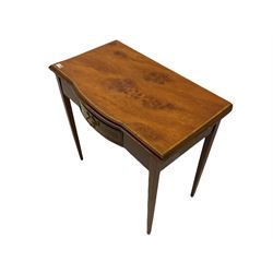 Edwardian mahogany plant stand, mahogany plant stand, two smokers stands, mahogany centre table, side table with drawer, hardwood folding chair, Edwardian mirror glazed corner cabinet and an occasional table (9)