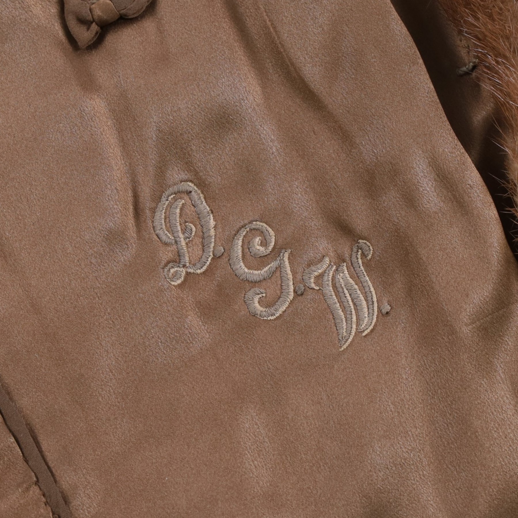 Marshall & Snelgrove three quarter length mink fur coat, together with mink hat, stole, shawl
