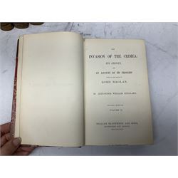 Kinglake, A.W: 'The Invasion of the Crimea', five vols, numerous maps and plans, Forster's John: The life of Dickens, in three volumes and Chansons De Beranger (in French)