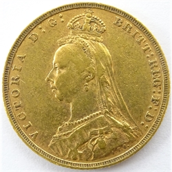  Queen Victoria 1890 gold full sovereign  