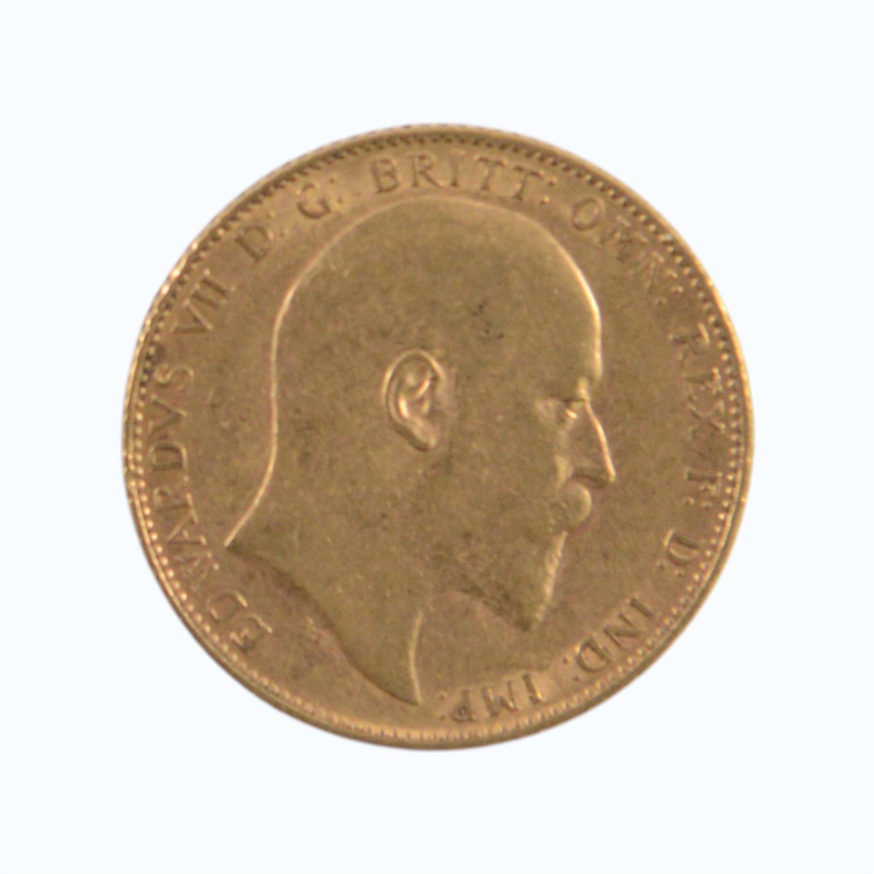 King Edward VII 1907 gold full sovereign coin