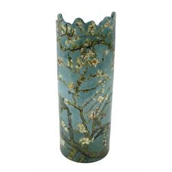 Beswick Van Gogh vase of cylindrical form, H23cm