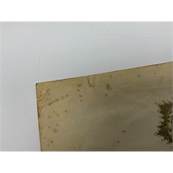 Three German documents dated 1942 - Gold Cross award to Major Ludwig Osterkampf; and Crete wound certificate and cuff title certificate awarded to Feldwebel Alfred Glaise; all unframed (3)