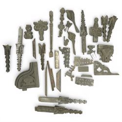 Architectural Salvage - Collection of oak ecclesiastical carvings, 19th century, comprisin...