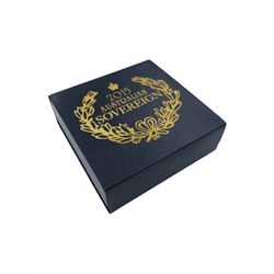 Queen Elizabeth II Australia 2015 gold proof full sovereign (25 dollars) coin, Perth mint, cased with certificate