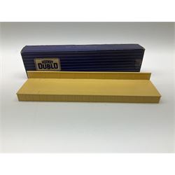 Hornby Dublo - six D1 accessories comprising Turntable; Through Station with separately boxed Platform Extension with Wall; Signal Cabin with orange roof and two packs of station names; Level Crossing; and Island Platform; all boxed (6)