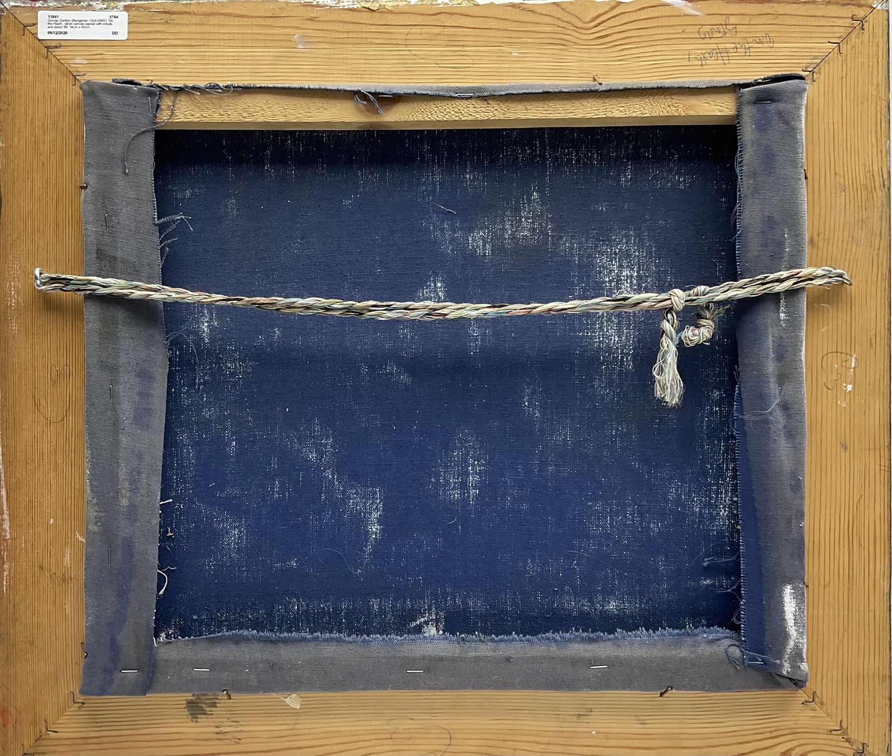 Gyorgy Gordon (Hungarian 1924-2005): 'On the Heath' Wakefield, oil on canvas signed with initials and dated '86, 34cm x 40cm 
Provenance: purchased from the artist by the vendor