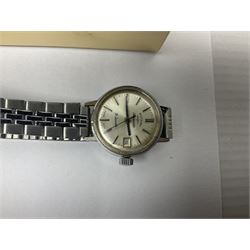 Scottish silver Ola Gorie arctic tern brooch and a matching pair of earrings, 9ct gold stud earrings, collection of costume jewellery, three wristwatches including Ingersoll and Rotary, a Freeman's Alright pocket watch and a continental silver fob watch stamped 935