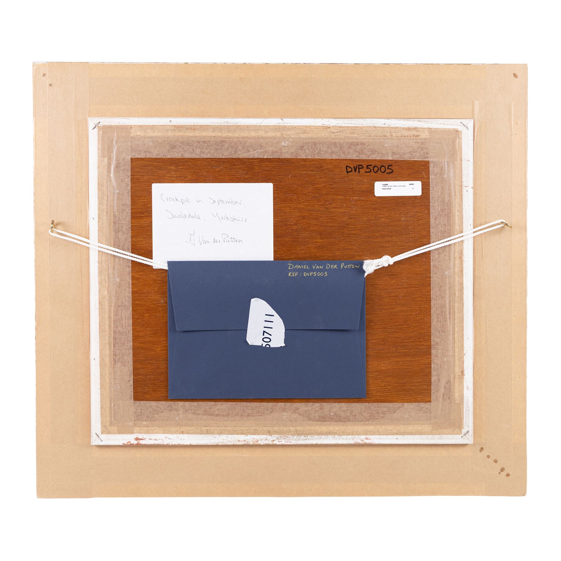 Daniel Van der Putten (Dutch 1949-): 'Crackpot in September - Swaledale Yorkshire', oil on panel signed, titled verso and with COA, 32cm x 38cm