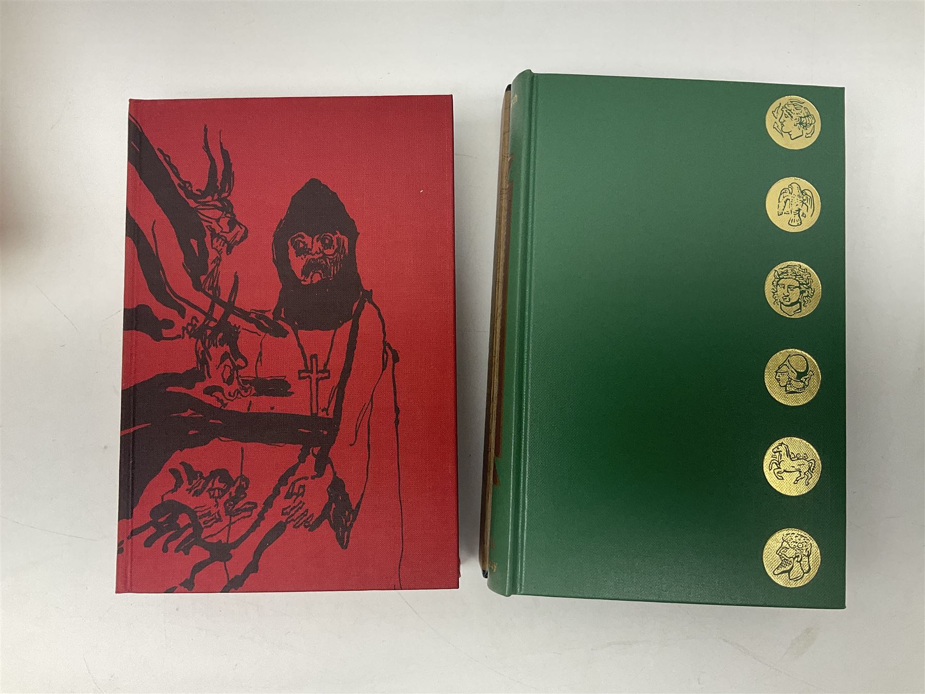 Folio Society - twenty-one volumes including Columbus on Himself, St Joan of Arc, The Devils of Loudun, The Rise and Fall of Athens, etc  