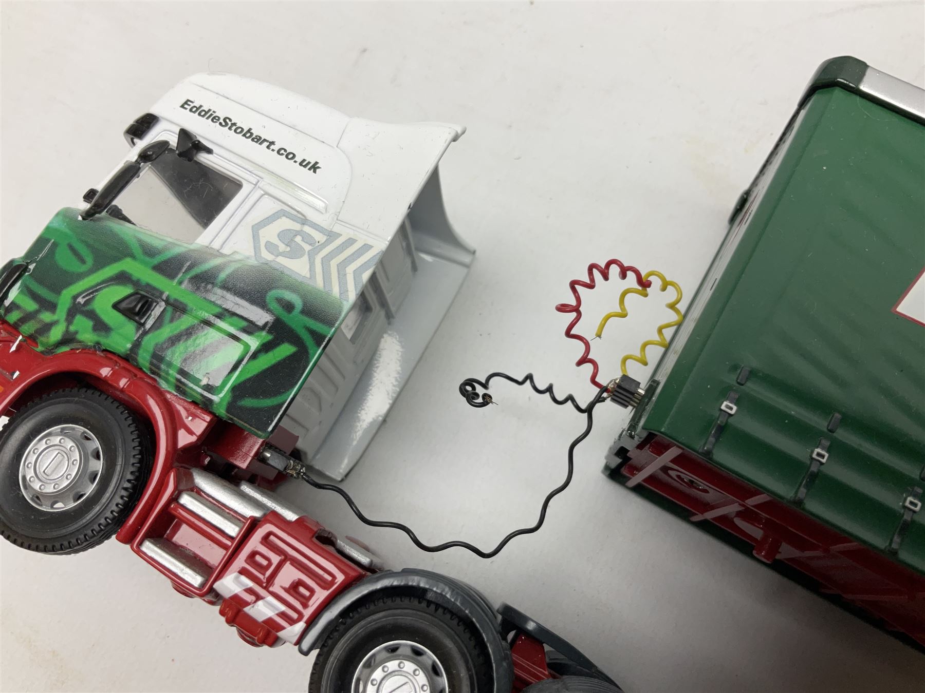 Corgi Eddie Stobart - four lorries in the Superhaulers Series Nos. TY86650, TY86649, TY86647 & TY86646; three other lorries Nos. 23203, 29103 & 20903; all boxed; and two unboxed lorries (9)