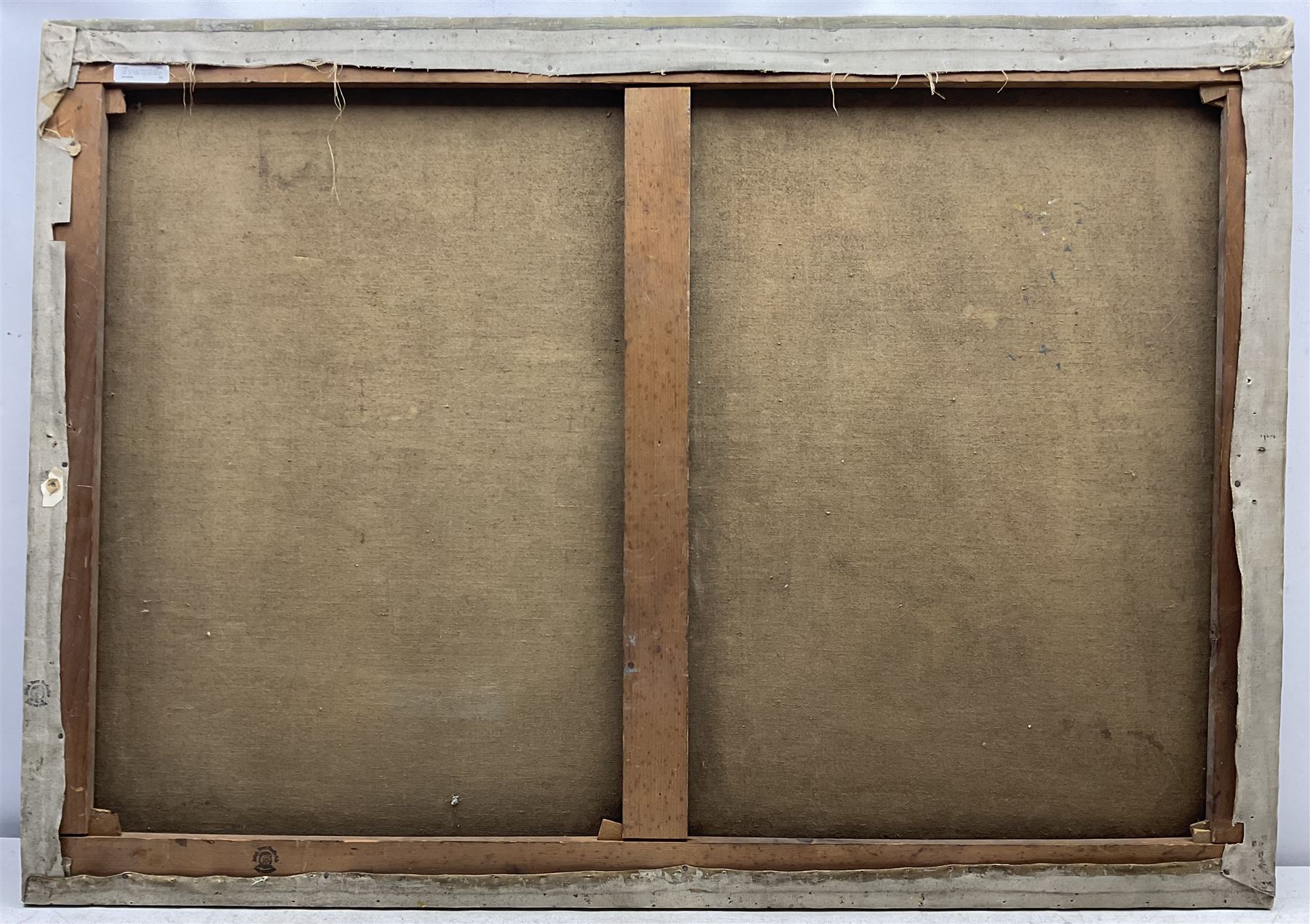 Joseph Alfred Terry (Staithes Group 1872-1939): The Gleaners, oil on canvas signed and dated 1899, 86cm x 122cm (unframed)
Provenance: Artist's Studio Sale, Christie's 3rd July 1986, Lot 209. Studio Sale stamp verso