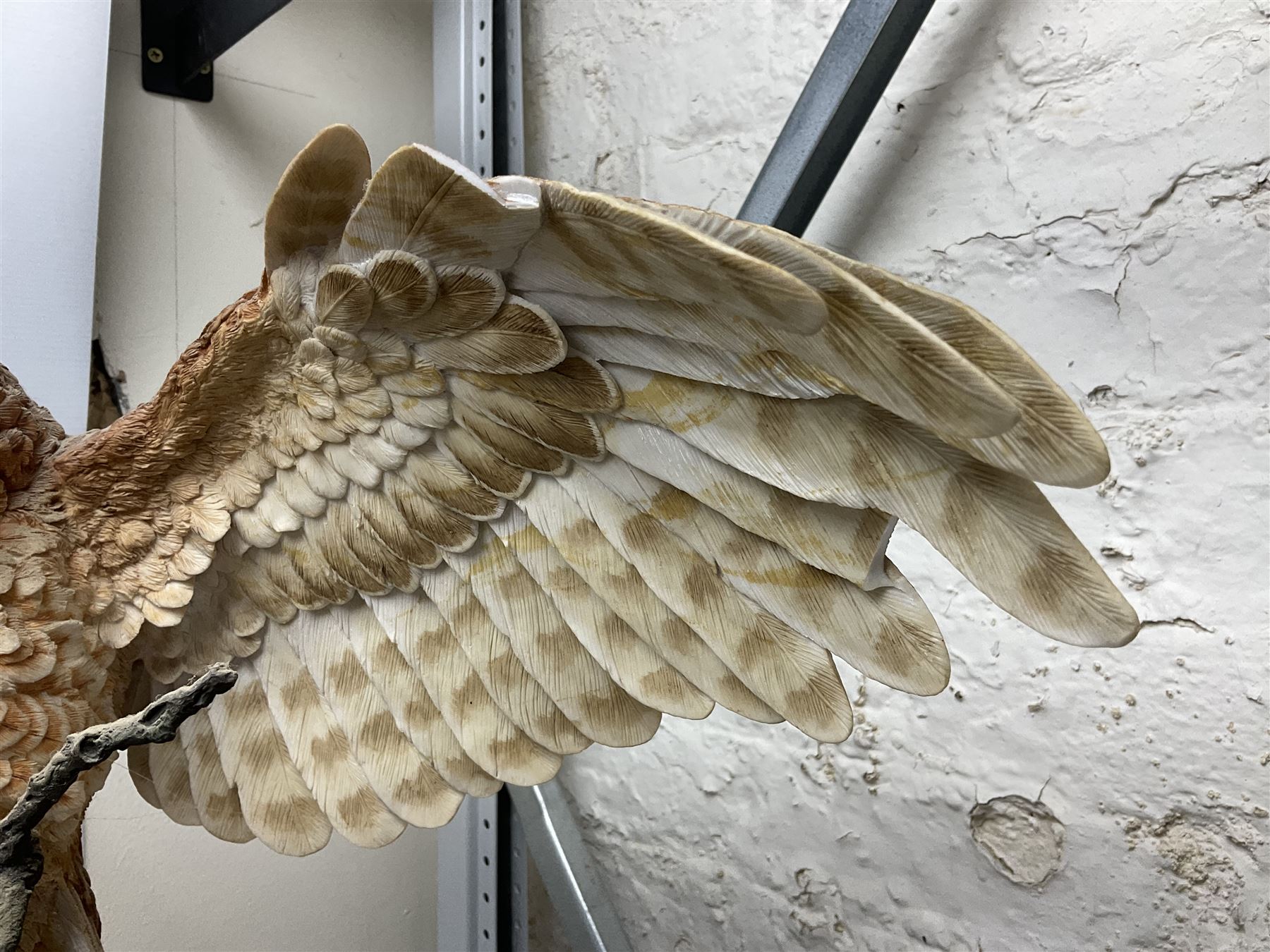 Country Artists 'The Owl's Oak' large figure group by Keith Sherwin, limited edition 53/99, with impressed marks, on wood base