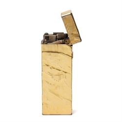 Dunhill gold plated Rollagas Silk Moire design lighter