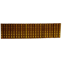  Sir Walter Scott, The Waverley Novels in twenty-five volumes, contemporary half-calf with gilt tooled spines, pub. Adam & Charles Black, London 1897 (25)  