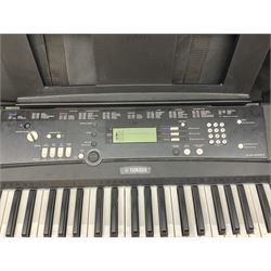 Yamaha EZ-220 electric keyboard, in case, untested 
