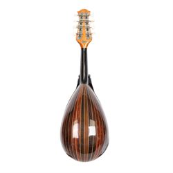 Antoria bowl-back mandolin, in soft carry case, L63cm