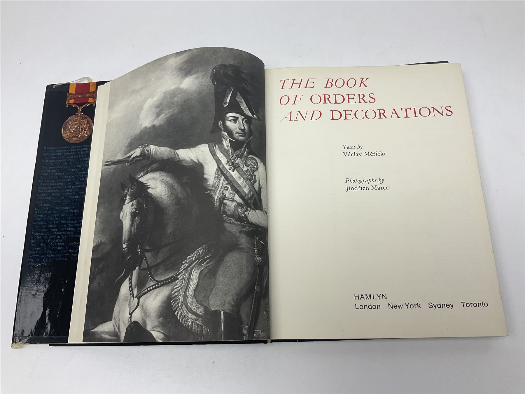 Five reference books on medals and orders including Vaclav Mericka: Book of Orders and Decorations; Polskie ordery i odznaczenia; James C. Risk: The History of the Order of the Bath; Guide des ordres, decorations et medailles militaires 1814-1963; etc; together with two works on Cornish Military Insignia; and Insignes De la Legion Etrangere (8)