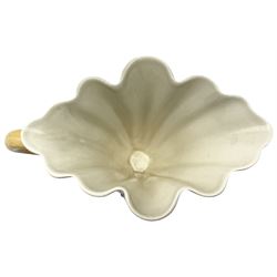 Clarice Cliff Newport Pottery handled vase/jug, of fluted form, shape no 830, decorated in the My Garden pattern, with printed and impressed marks beneath, H20cm